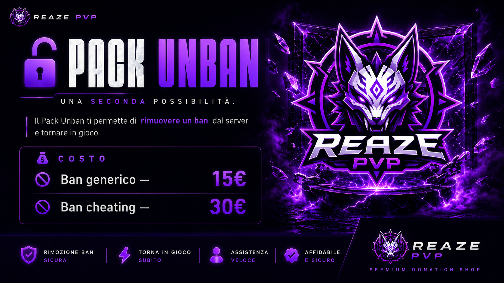 Pack Unban REAZE PVP